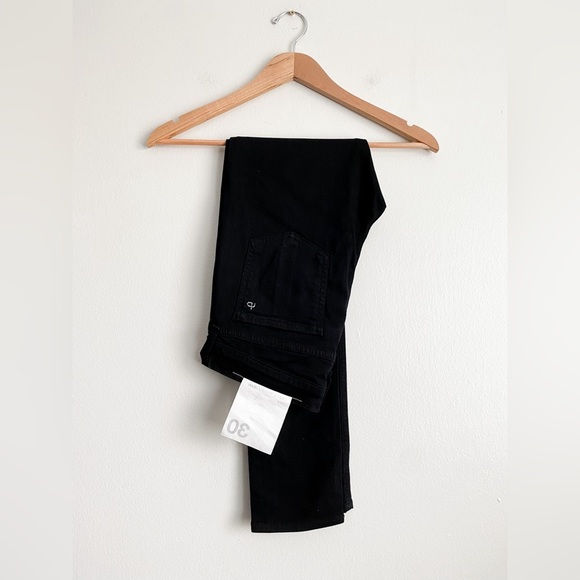 Rag & Bone Black Capri Jeans Mid Rise Minimalist Quiet Luxury Capsule Swiftie 30 - Picture 5 of 11